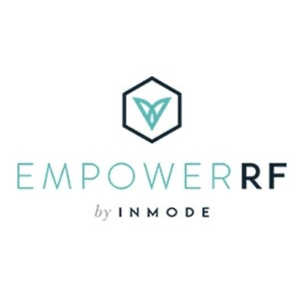 67f7bdabd9518_botox logo (1) A logo of an electronic device with the word " empowerrf " written in it.